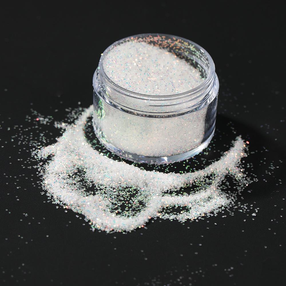 Nicht sinkendes Diamant-Glitzerpulver: Kristall-Epoxid, Feiner DIY-Glitzer, Fließender Sand-Effekt für Schöne Bunte Nägel