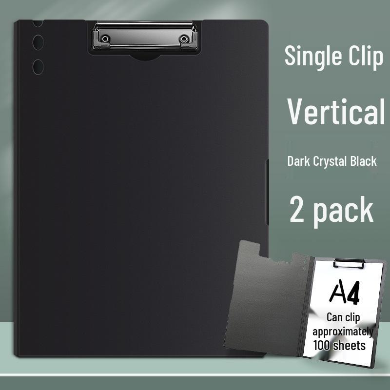A4 Double Clip Folder for Documents and Resume Storage
