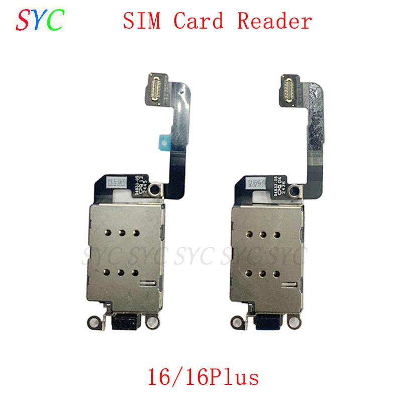 

SIM Card Reader Board Flex Cable Connector For iPhone 16 Plus Sim Card Reader Repair Parts Single Card