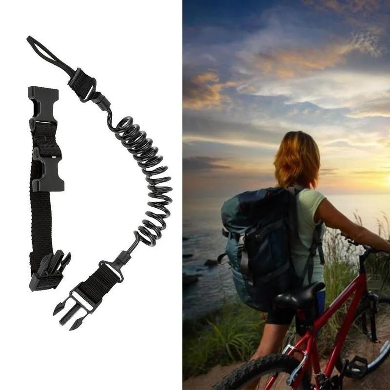 3 Color Fishing Rope Strings Black Retractable Plastic Spiral Rope Safety Rope Fishing Line Fishing Equipment