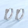 925 Sterling Silver Stud Earrings zircon For Women Fashion Exquisite Student Girlfriend Jewelry AccessoriesGood product