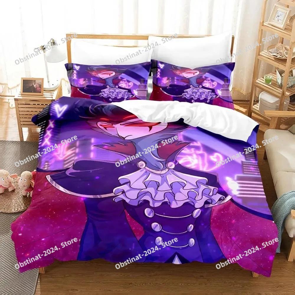 Anime Stolas Helluva Hazbin Hotels Boss Bettwäsche Set Jungen Mädchen Twin Queen-Size Bettbezug Kissenbezug Bett Kinder Erwachsene