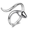 Huitan Cute Mouse Shape Open Ring for Women Antique Copper Color Modern Fashion Girls Finger Accessories Hip Hop Party Zircon