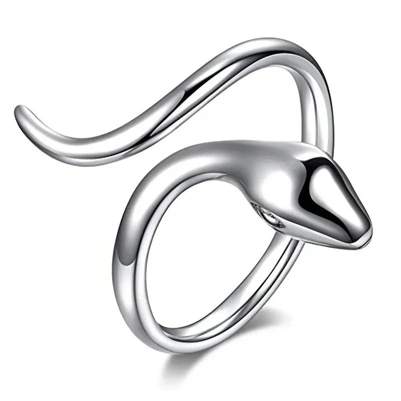 Huitan Cute Mouse Shape Open Ring for Women Antique Copper Color Modern Fashion Girls Finger Accessories Hip Hop Party Zircon