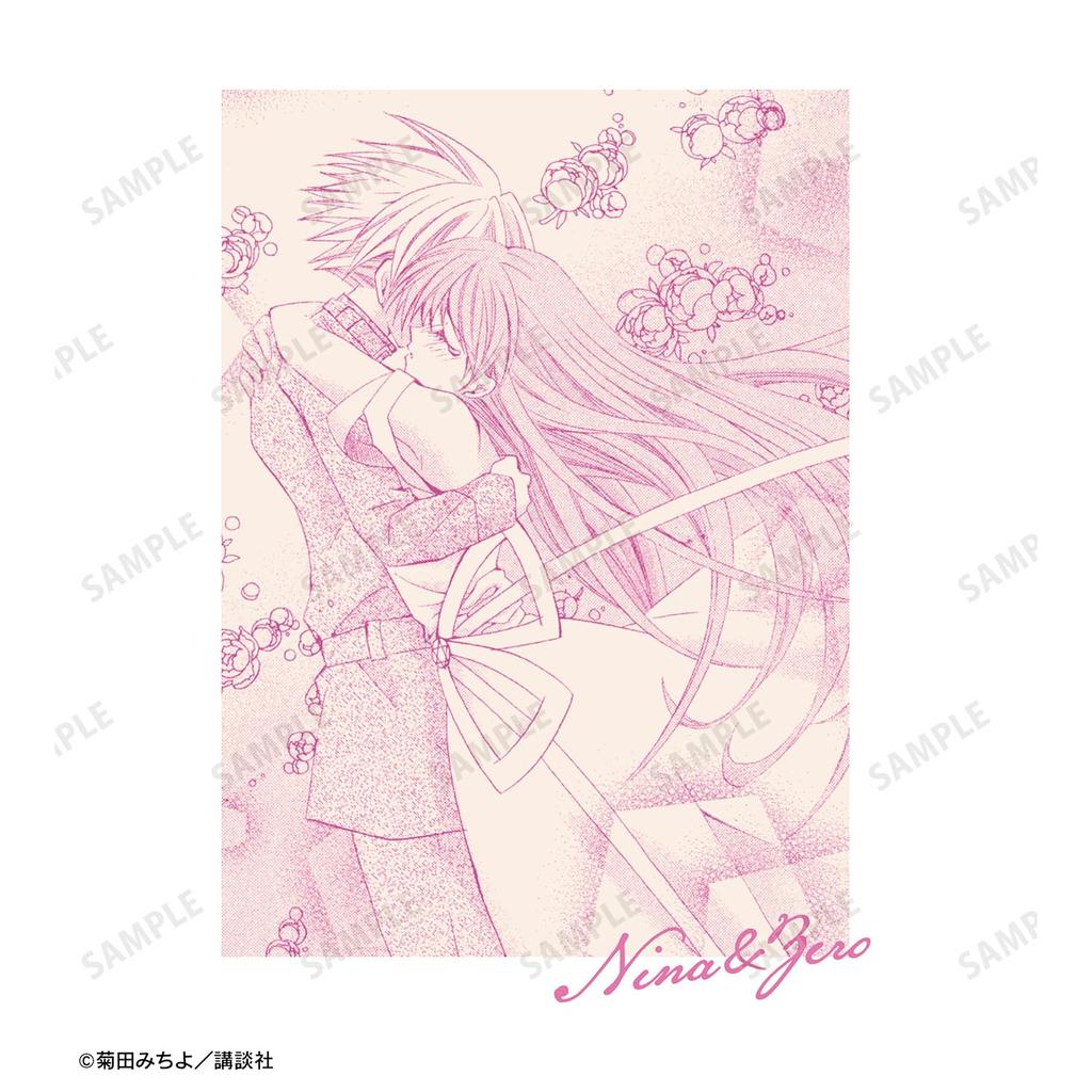 Mamotte! Lollipop Nina & Zero Reunion Original Frame T-Shirt Women's XL Size