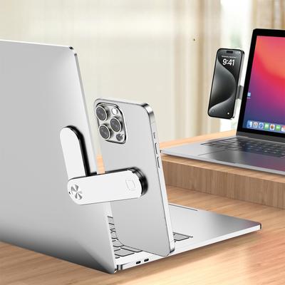 Laptop Phone Holder Link Bracket Magnetic Notebook Side Mount Clip Adjustable Aluminum Alloy Computer Monitor Expansion Bracket