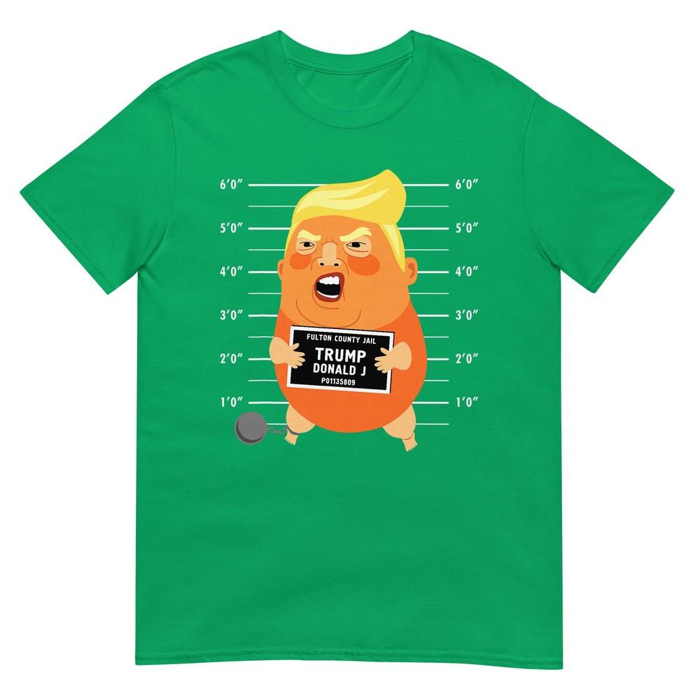 Trump Balloon Mugshot Fulton County Jail Funny AntiTrump TShirt