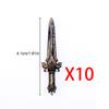 MOC Medieval Weapon Accessories for Building Blocks - Sword Shield Bow Axe Hammer Spear Gun Set