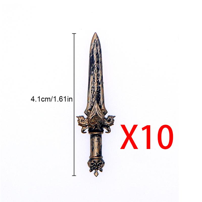 MOC Medieval Weapon Accessories for Building Blocks - Sword Shield Bow Axe Hammer Spear Gun Set