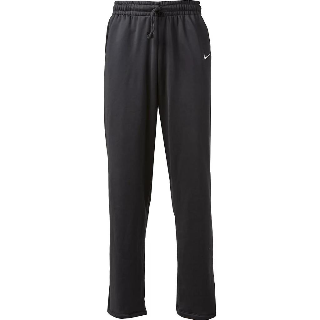 Nike Solid Color Long Elastic Straight-Leg Knit Sweatpants Women Bottoms Black CU5529-011