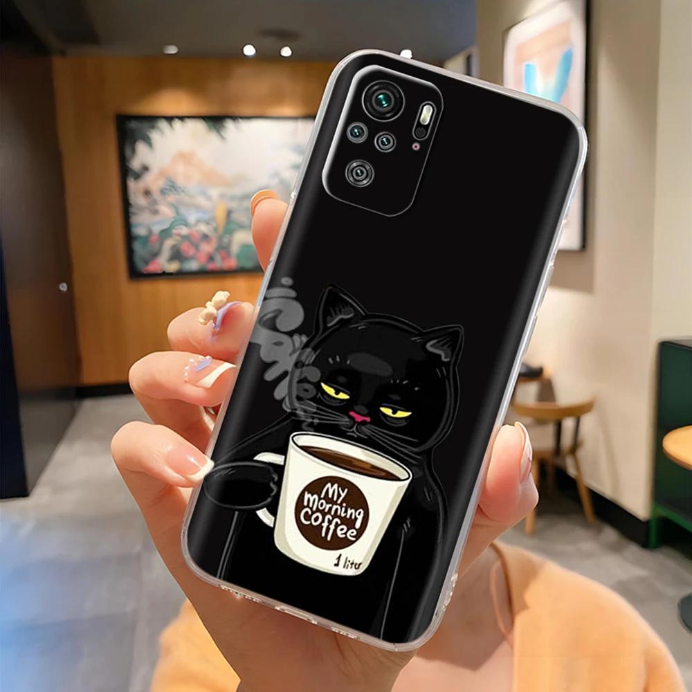 For Xiaomi Redmi Note 10 4G Case Note 10S Cute Painted Soft Silicone Back Cover For Redmi Note 10 Pro Max Clear Full Phone Cases