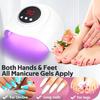 24LEDS Professional Nail Drying Lamp For Manicure 72W UV LED Nail Lamp For Gel Polish Dryer Machine With Auto Sensor Salon Tools