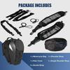 Motorcycle Rear Seat Backpack Large Capacity Oxford Fabric Tail Bag Riders With Rain Cover