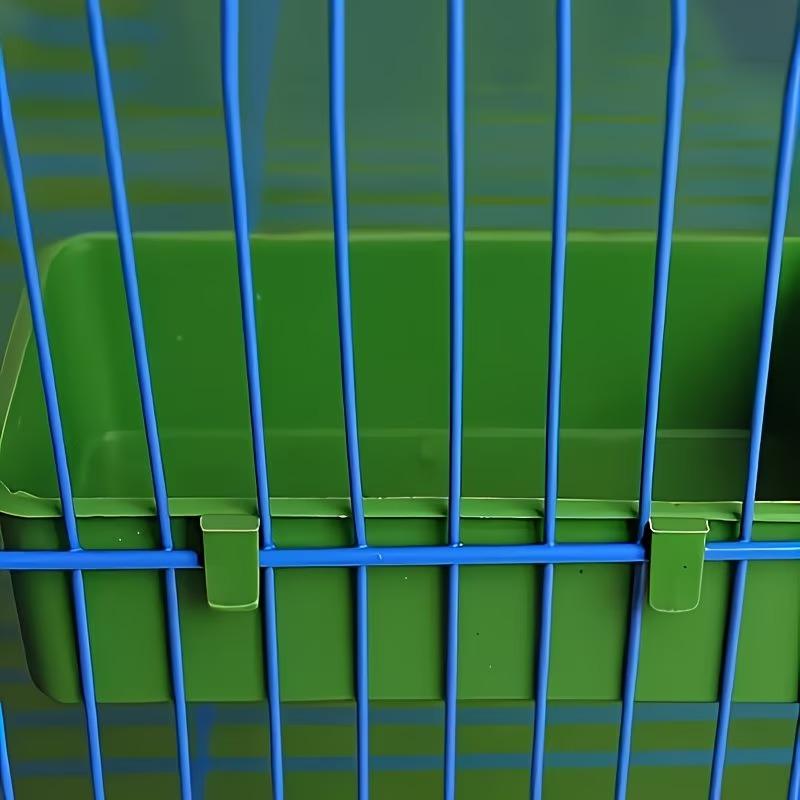 10pcs Bird Water Bath Tub Pet Bird Bowl Parrots Parakeet Birdbath Cage Hanging Small Parrot Cage Pet Bird Cage Accessories