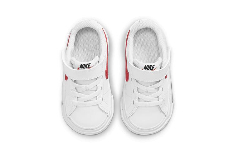 Nike Court Legacy White University Red TD DA5382-105
