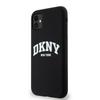 Dkny Dkhmn61Snyach Iphone 11 / Xr 6.1Czarny/Black Hardcase Liquid Silicone White Printed Logo Magsafe
