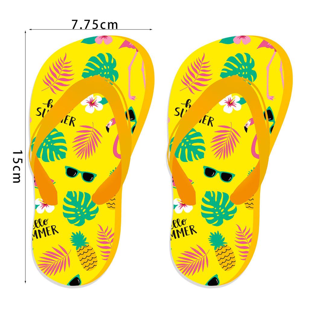 Kids Footprint Summer Decals For Celebration Party Supplies Prop Decoration