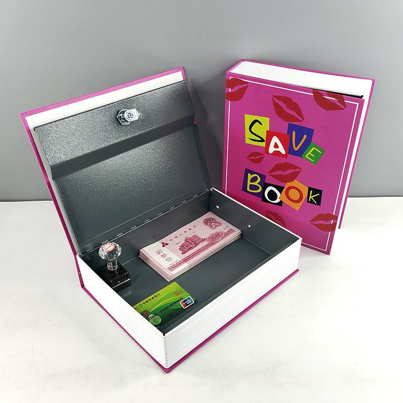 Large Creative Book Safe with Password Lock, Money Box, and Coin Bank