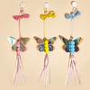 Hanging Cat Toy Exquisite Self-adhesive Relieve Stress Butterfly Swing Cat Interactive Toy Pet Supplies