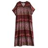 Summer V-neck Beach Dress Long Robe