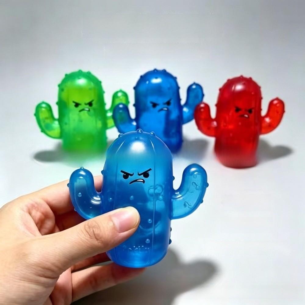 Angry Cactus Squeeze Squishy Toys Mini Stress Relief Toy New Sensory Fidget Toy  For Kids