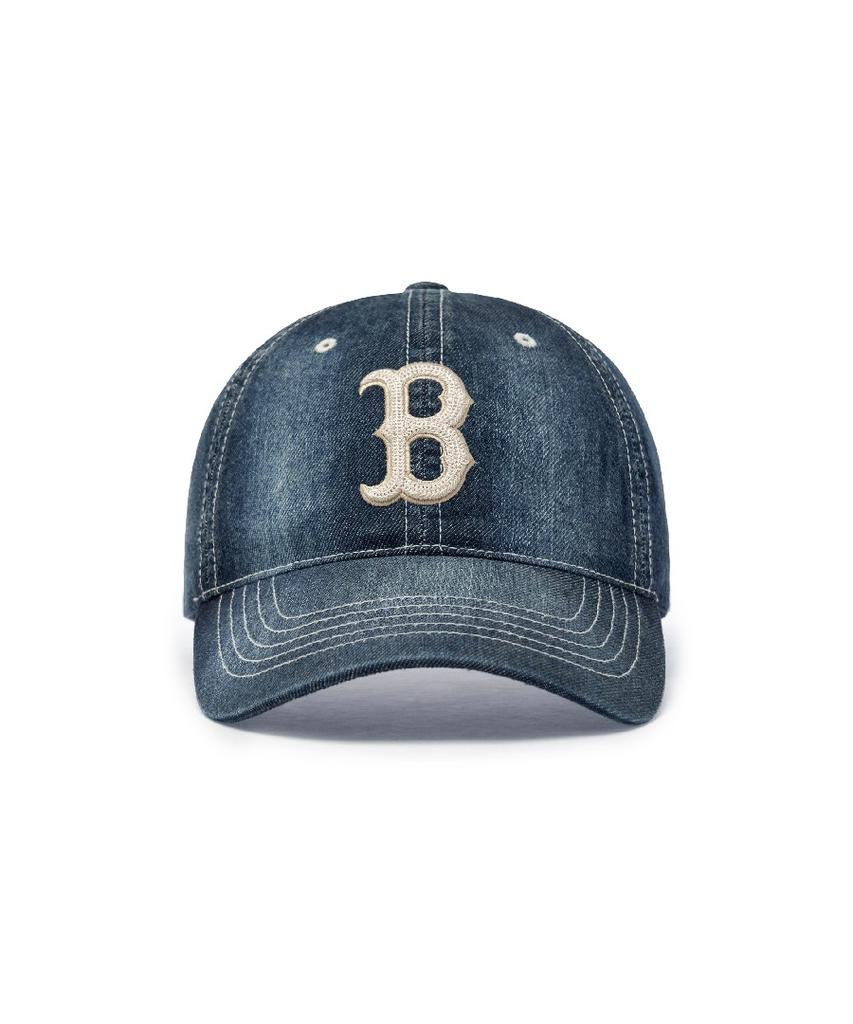 Emelbi Basic Denim Unstructured Ball Cap Bos (Indigo)