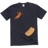 Men's Hot Dog Graphic T-Shirt Fast Food– Playful Sausage Print Tee