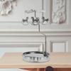 Metal Candle Holder Carousel Tray Decorations Rotating Candlestick for Home Aureate