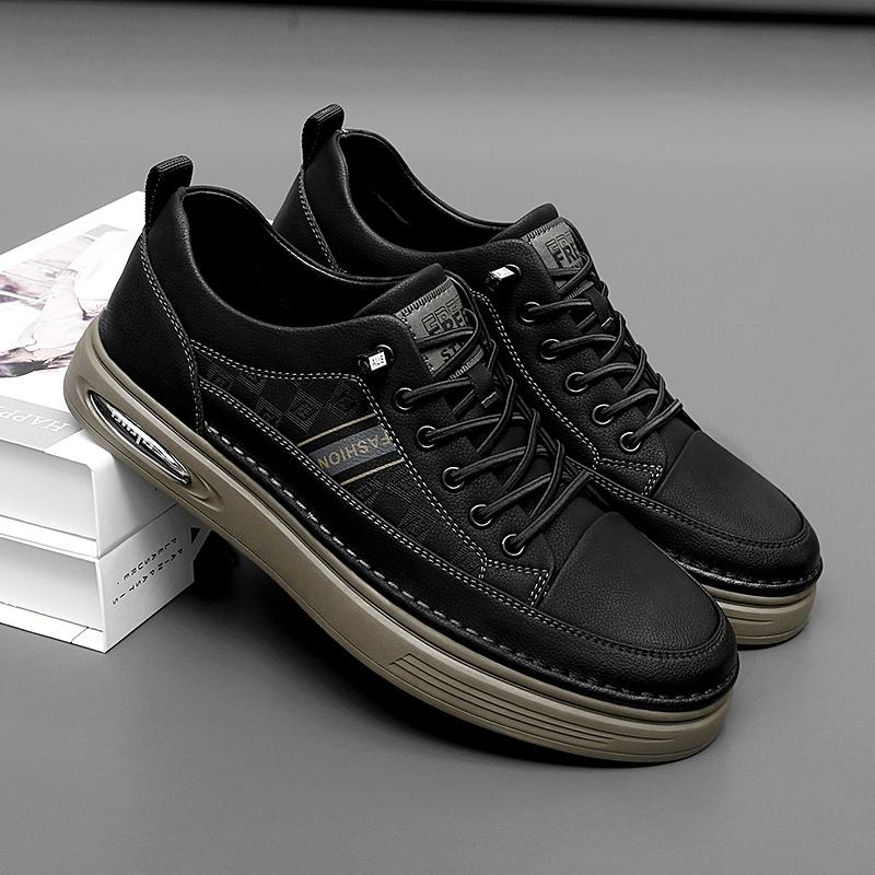 Fashion Luxury Men Genuine Leather Shoes Breathable Casual Dress Business Shoe Classic Antiskid Wear-Resistant Flat Designer Oxford Shoe