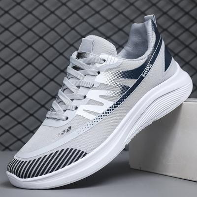 Herrenschuhe Herbst neu Mesh atmungsaktiv Sport Freizeitschuhe modisch vielseitig Low-Top schlicht