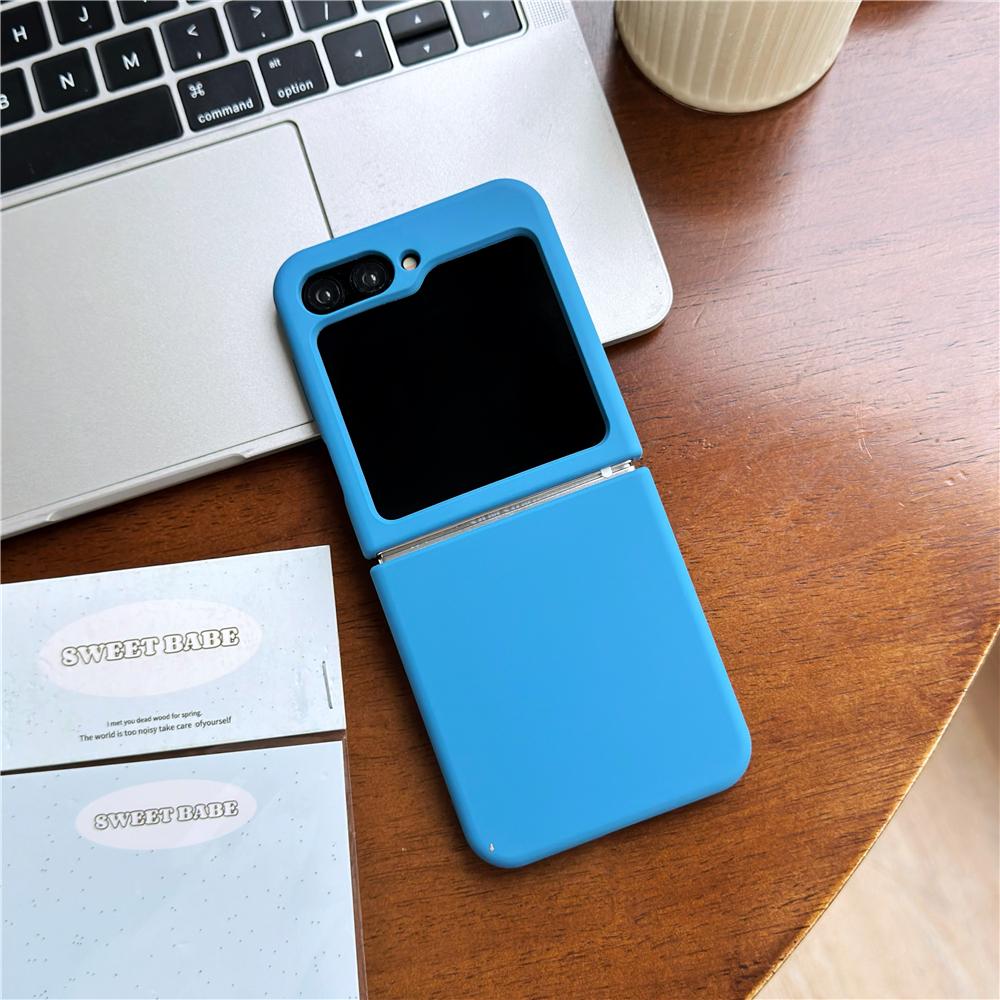 Officiële Zachte Vloeibare Siliconen Hoesje Voor Samsung Galaxy Z Flip 7 6 Flip5 Effen Kleur Mat Schokbestendige Beschermhoes Voor Z Flip7 For Z Flip 6