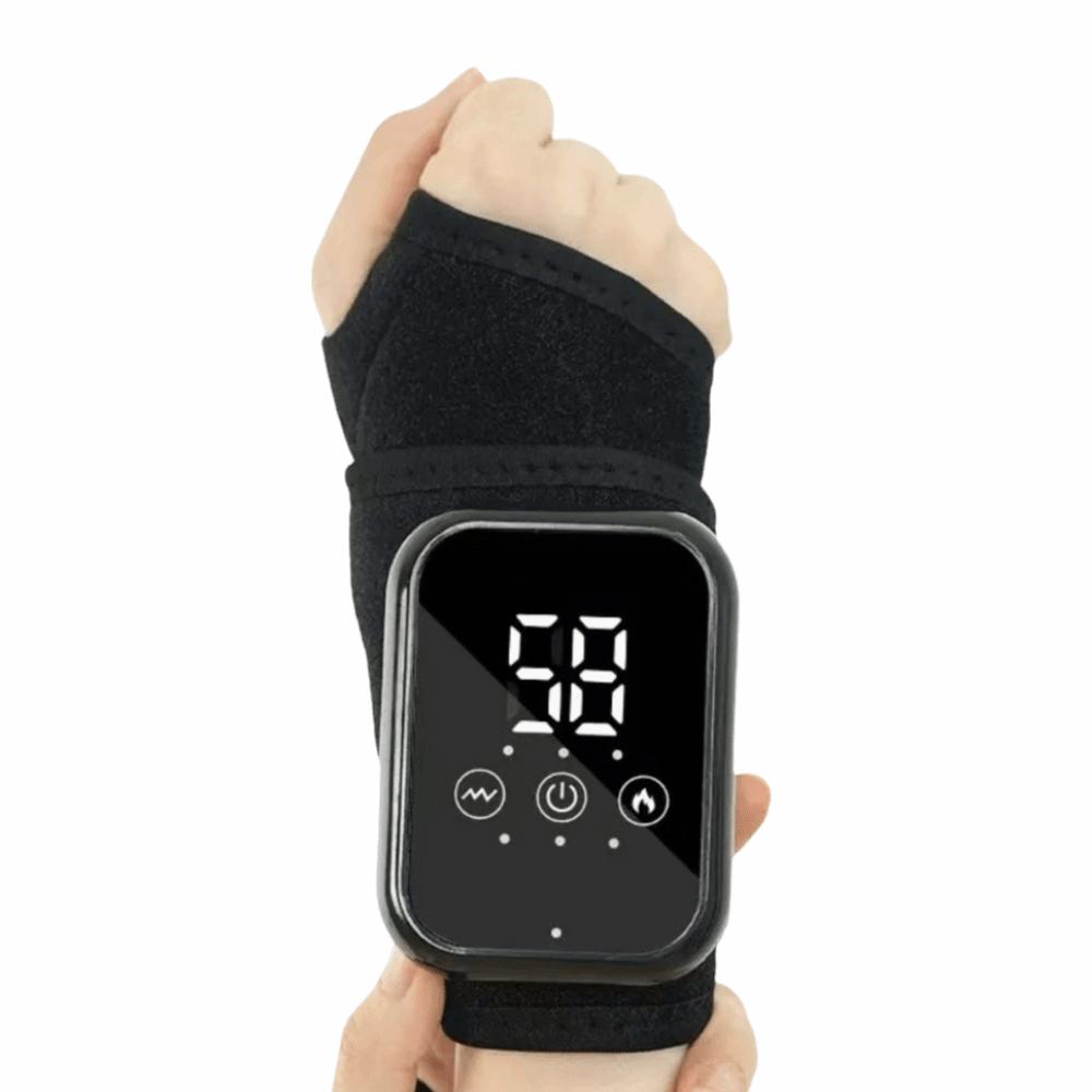 

Protective Electric Heating Wrist Guard Adjustable Wireless Wrist Massager Electric Massage Tool чёрный