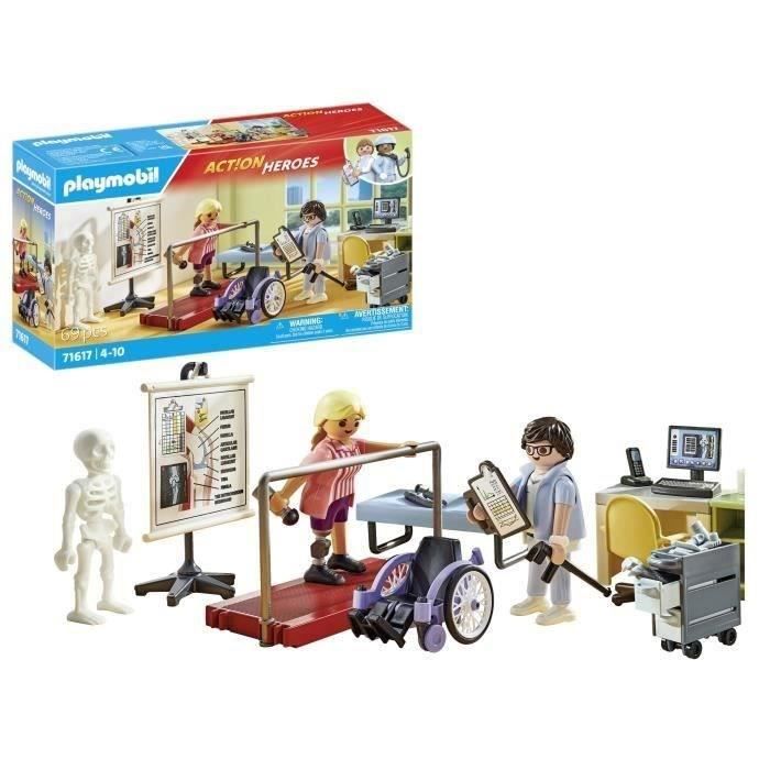 Playmobil 71617 Physiotherapy Clinic, the Hospital, Action Heroes, 69 Pieces, from 4 Years
