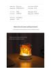 Nordic Himalayan Salt Lamp: USB-Powered Warm Bedside Night Light and Romantic Gift
