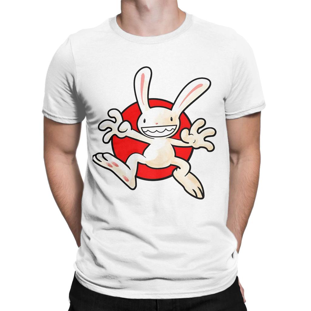 Max Logo Graphic Funny 100 Cotton Tshirt Sam And Max Hit The Road Tops Tees For Unisex