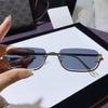 Y2k Metallic Square Sunglasses With Uv400 Protection For Fashion Casuals