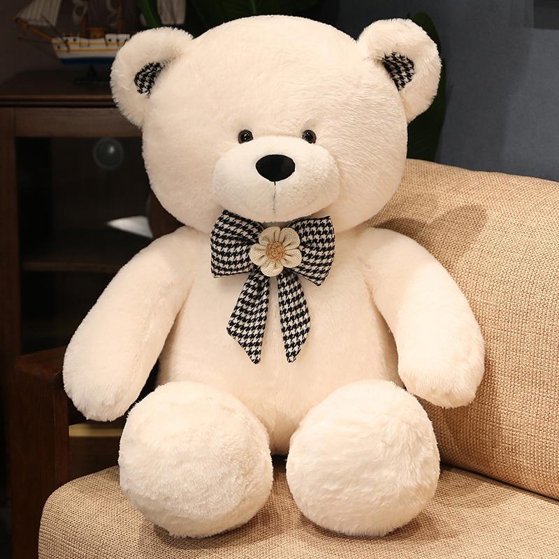 New Teddy Bear Doll Cute Hug Bear Plush Toy Large Bear Doll Valentine's Day Gift Female