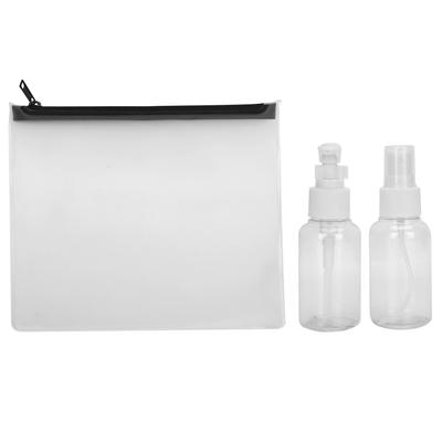 Tragbare Leere Sprühflasche Outdoor-Reise Nachfüllbare Toner-Lotion-Flasche mit Aufbewahrungstasche