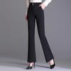 2026 Spring High-Waist Flare Pants - Fashionable, Slimming, Elastic, Versatile Women's Casual Wear