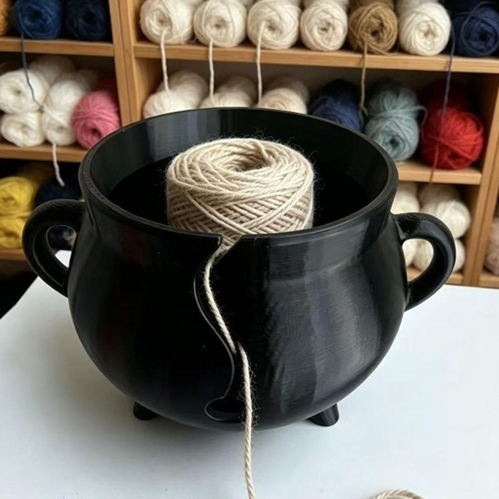 Plastic 3D Printing Yarn Bowl Anti-Tangle Portable Crochet Organizer DIY Sturdy Yarn Dispenser Crocheting Work