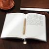Faux Leather Cover Notebook Smooth Writing Office Notebook Waterproof Writing Diary Personal Use Notepad