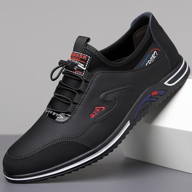 Mode Frühling Herren Laufschuhe Sneaker Leder Herren Freizeitschuhe Bequem Faul Slipper Herren Flats Neu Herren Sport Walking Schuhe