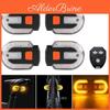 Bicycle Tail Light Wireless Remote Turn Signal With Charging For Night Cycling