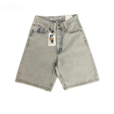 ZYLLO Y2K Harajuku Gotisk Hip Hop Tegneseriebroderi Retro Baggy Jeans Dame Herre Høy Midje Vide Ben Bukse