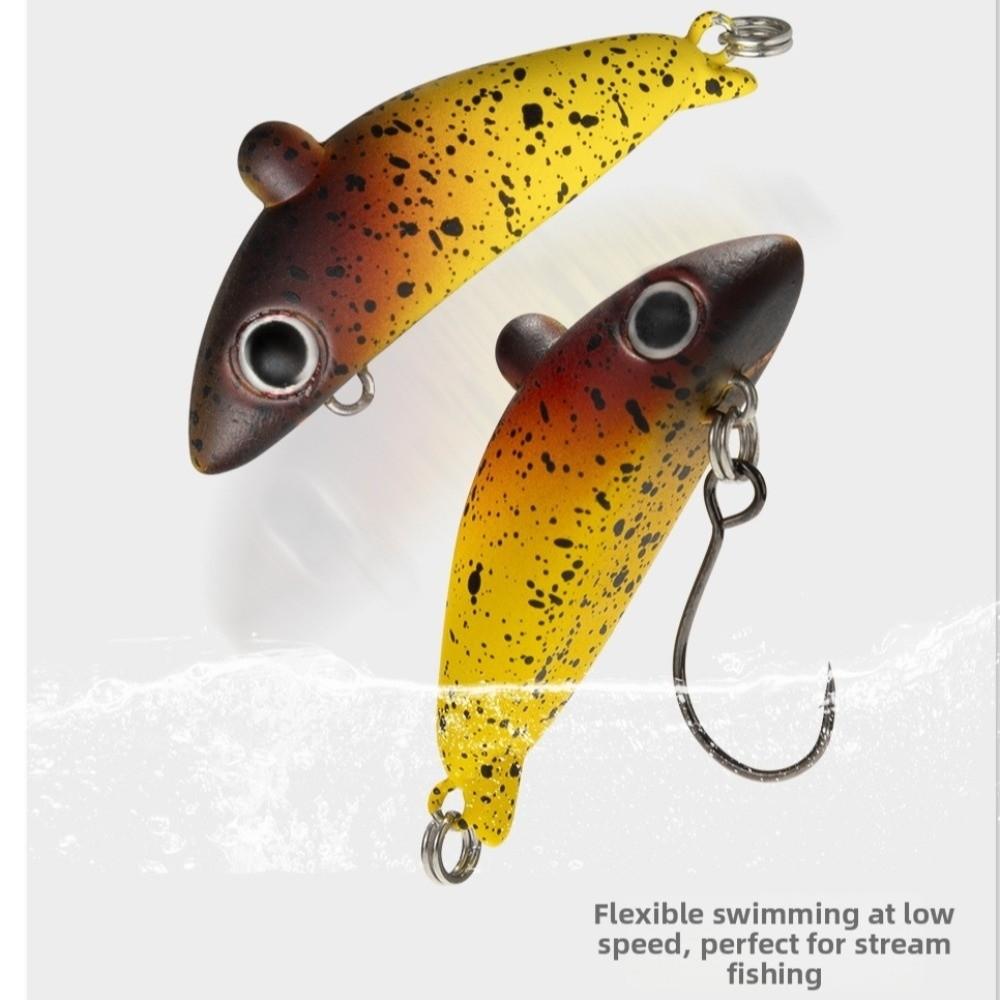 2.5g Weight Hard Bait Fishing Lure Single Hook Full Water Layer Lure Bionic Hard Bait For Trout