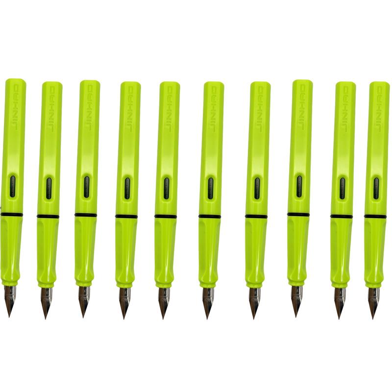 10/5 PCS JINHAO 619 Fountain Pen High Quality Colors Student F EF Nib Ink Pen Calligraphy Pen Stationery School Office Supplies