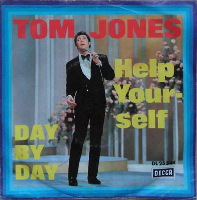 Disque 7 pouces TOM JONES - Help Yourself / Day By Day DL25344 Decca 1968 Allemagne Rock Occasion