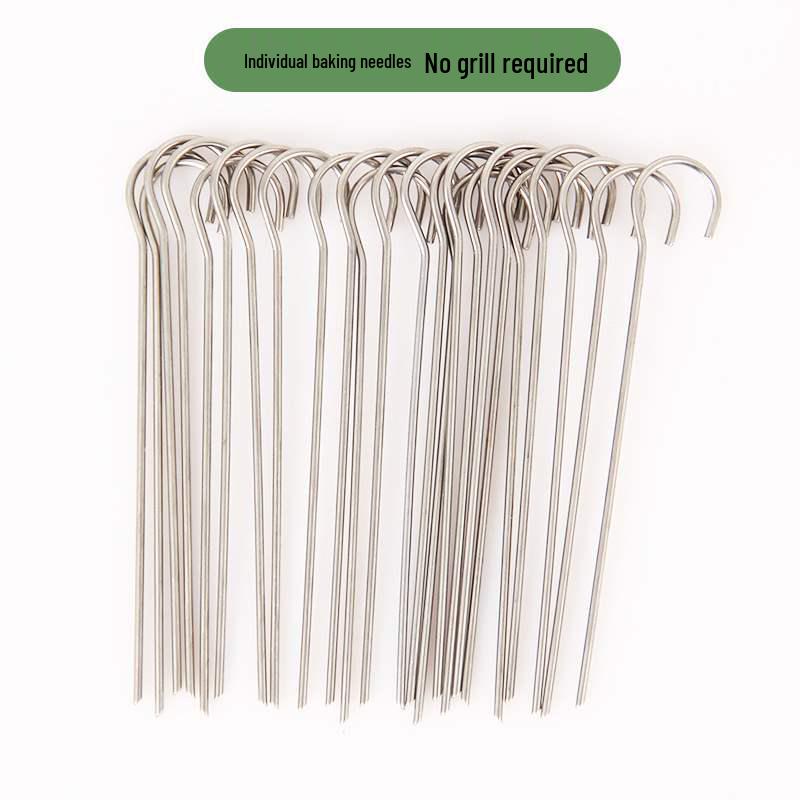 24-Skewer Stainless Steel Air Fryer and BBQ Rack for Vertical Grilling