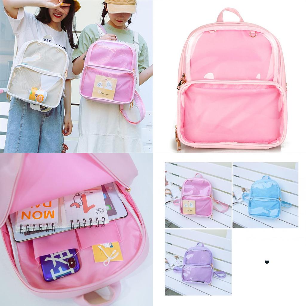 Stylish Transparent Clear Itabag Backpack For Women With High Quality And Fashionable Design