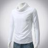 Men Long Sleeve T-Shirt Men Turtleneck Shirt Tees 2026 New Fashion High Collar T Shirt Tees Male Pullover Bottoming Tops